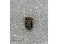 Badge emblem coat of arms city of Yablanitsa