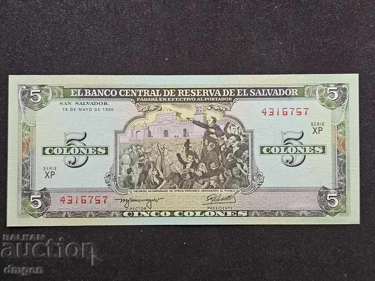 5 колона Салвадор 1990