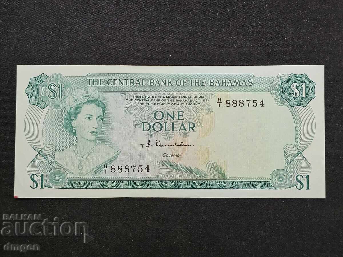 1 dolar Bahami 1974 UNC