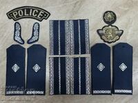 Lot of Epaulettes, Emblems, Patches, Loops—13 pieces