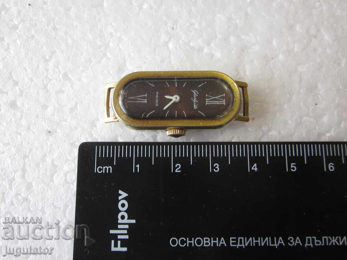 Ceas de mână mecanic german vechi Glashütte - 7