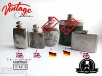 Bidoane de buzunar retro pentru alcool