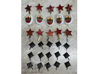 LOT Cocarde, Stele în cinci colțuri, Romboizi — 30 bucăți