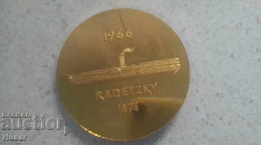 Доставка на България плакет 90 г. От смърта Христо Ботев кораб 1966 г.