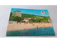 Пощенска картичка Златни пясъци Изглед 1968
