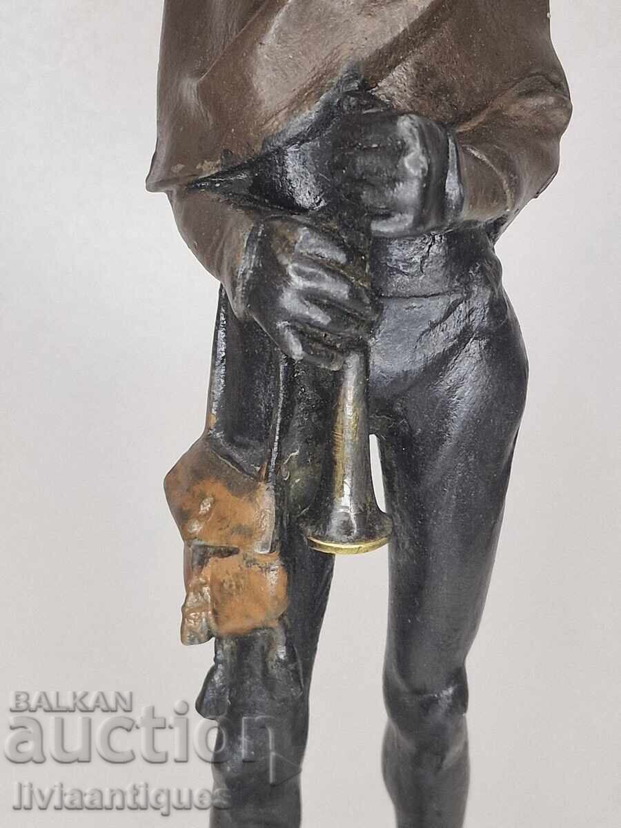 Δύο μπρούτζινα κηροπήγια αρλεκίνοι - 7