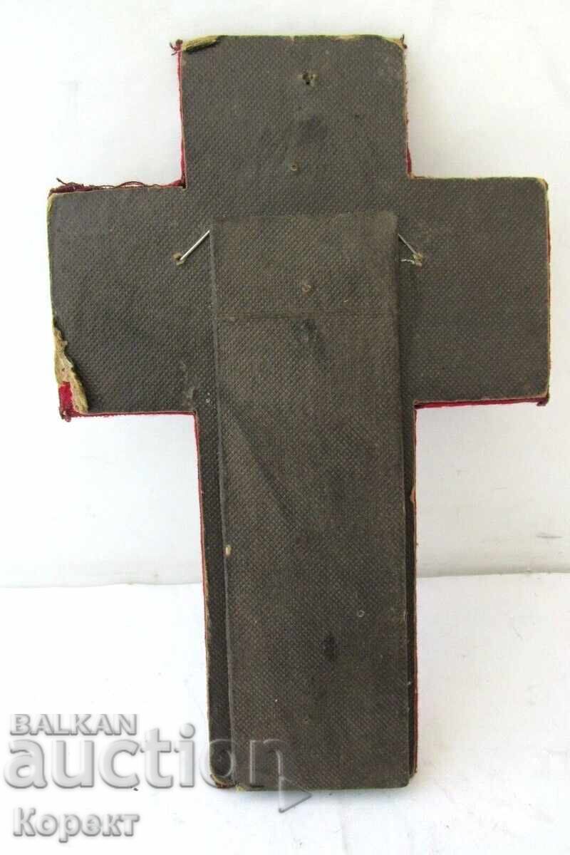 Licitație Cruce de perete veche, modernistă, crucificarea CR5