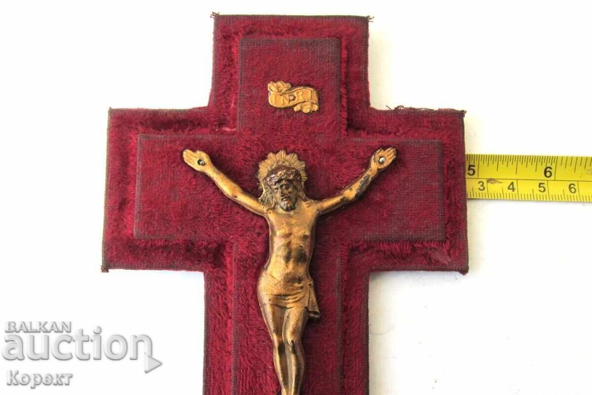 Cruce de perete veche, modernistă, crucificarea CR5 - 7