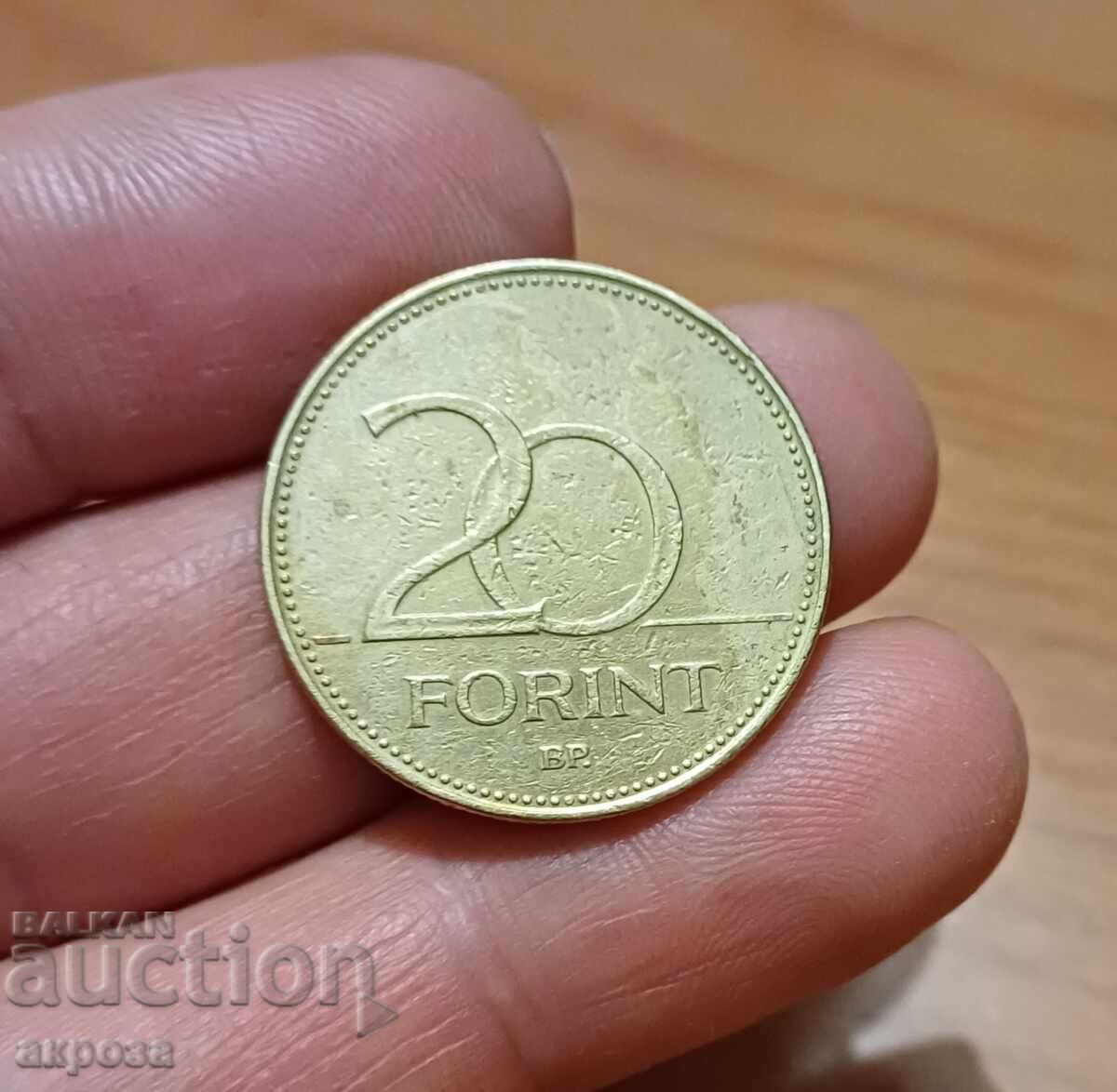 Licitație 20 forinți Ungaria