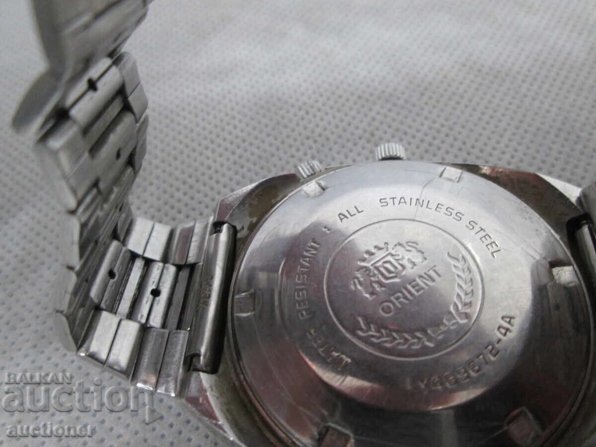 ВИНТИДЖ МЪЖКИ  ORIENT МОДЕЛ CALENDAR-Y46967-4A РАБОТИ - 5
