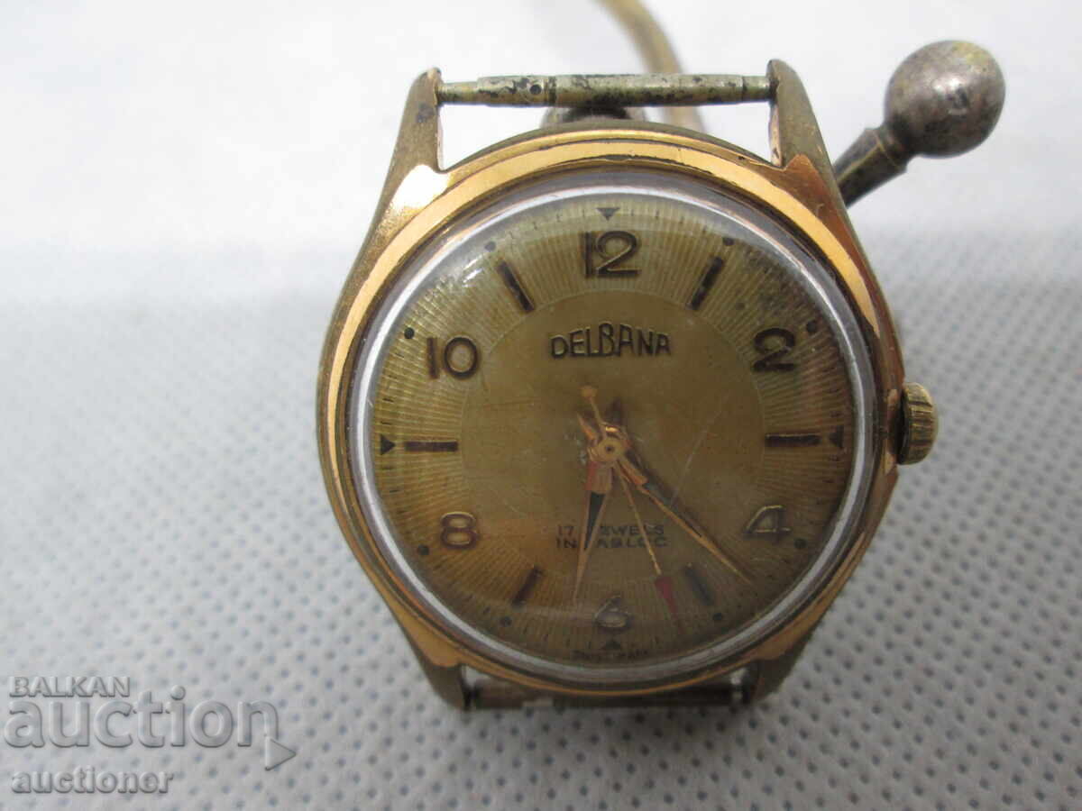 VINTAGE MEN'S WATCH DELBANA WORKING VINTAGE MEN'S WATCH DELBANA WORKING