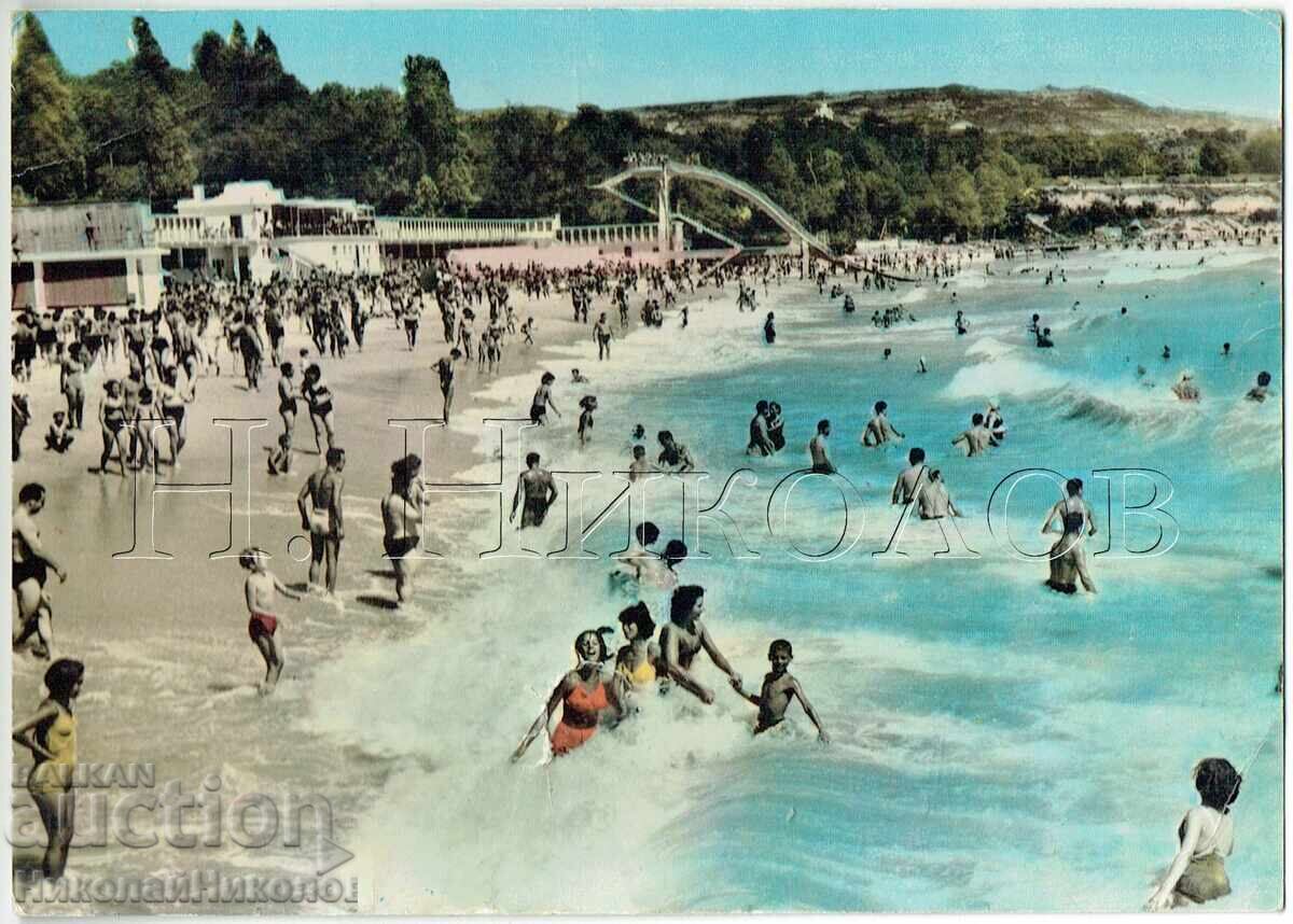 CARD VECHI VARNA VEDERE DE PE PLAJĂ ZH006 CARD VECHI VARNA VEDERE DE PE PLAJĂ ZH006