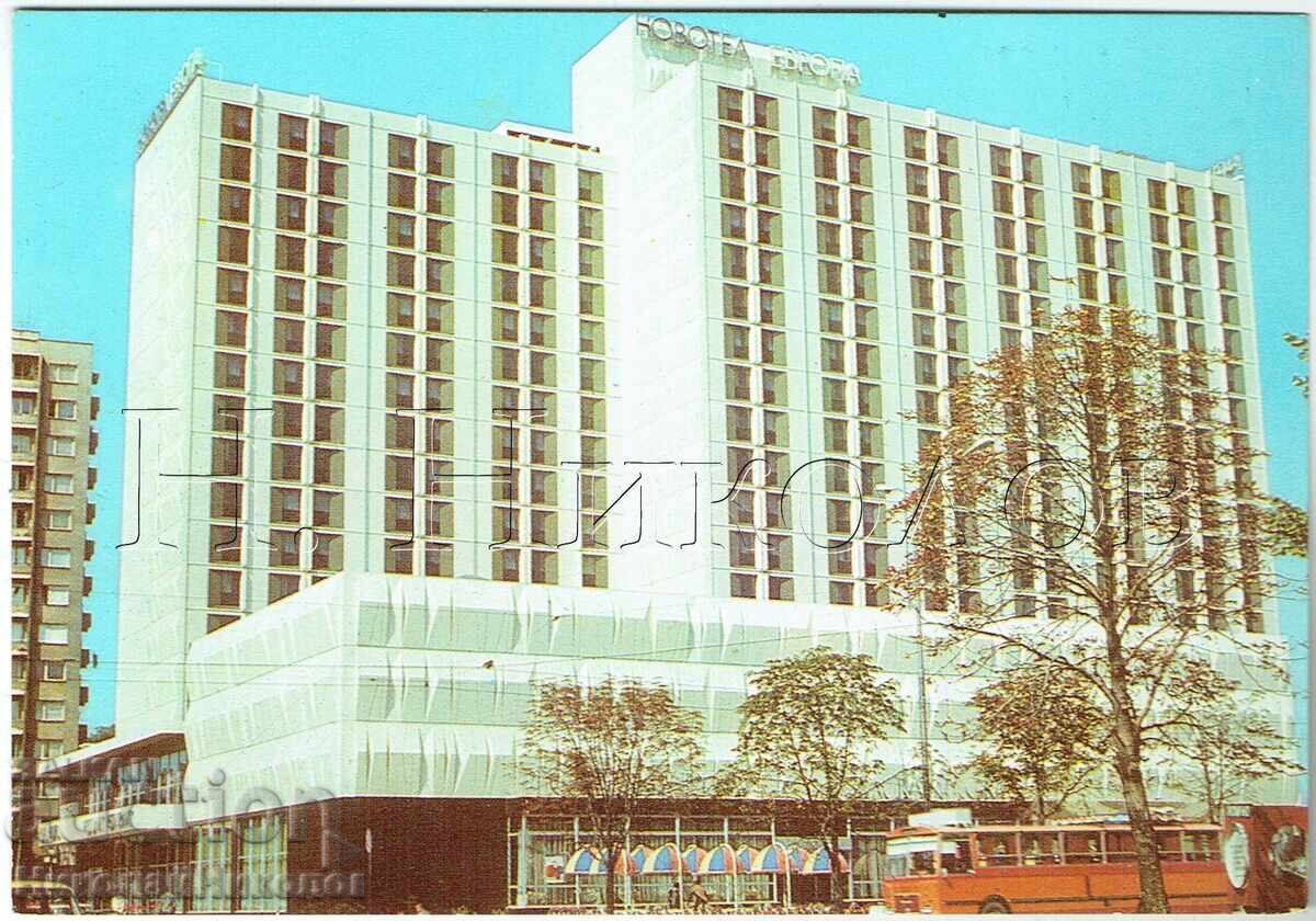 Veche carte poștală Sofia Novotel „Europa” ZH007