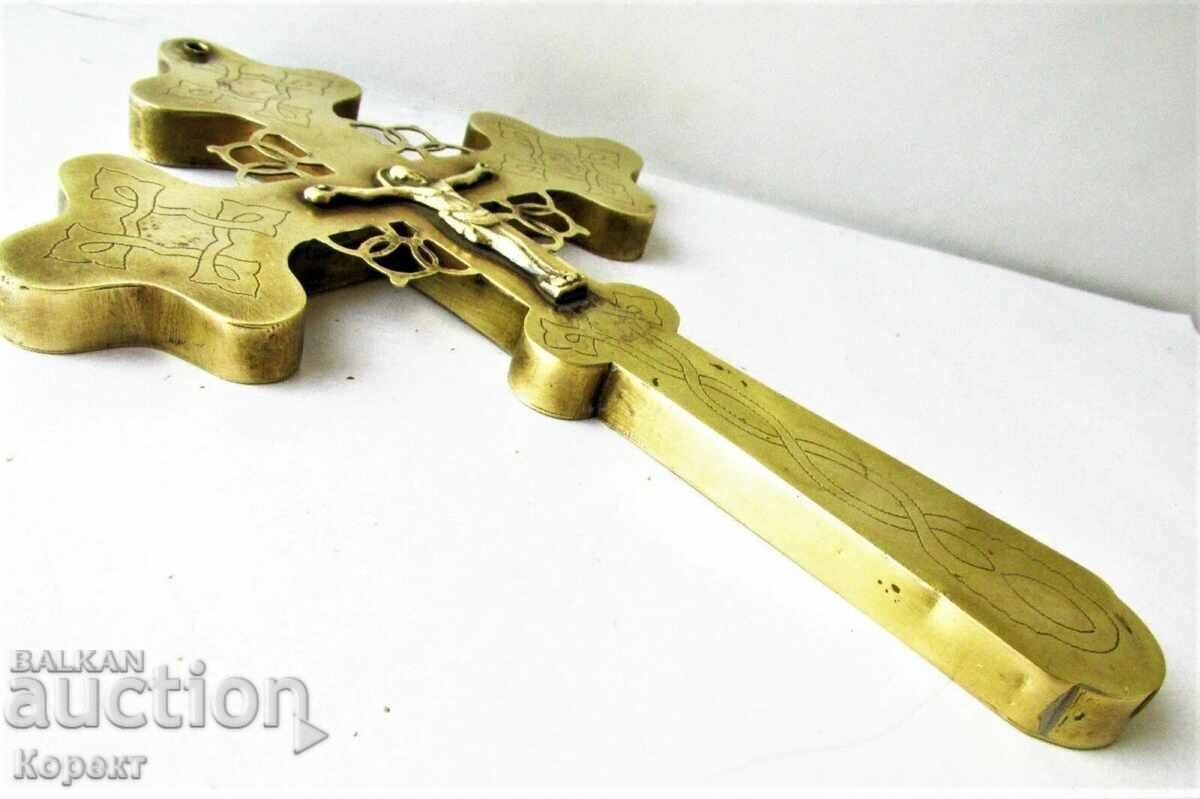 Δημοπρασία Μεγάλος ορθόδοξος σταυρός ιερέα βωμού