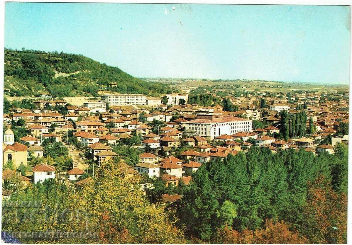 VECHE CĂRȚICĂ DRYANOVO VEDERE GENERALĂ ZH012