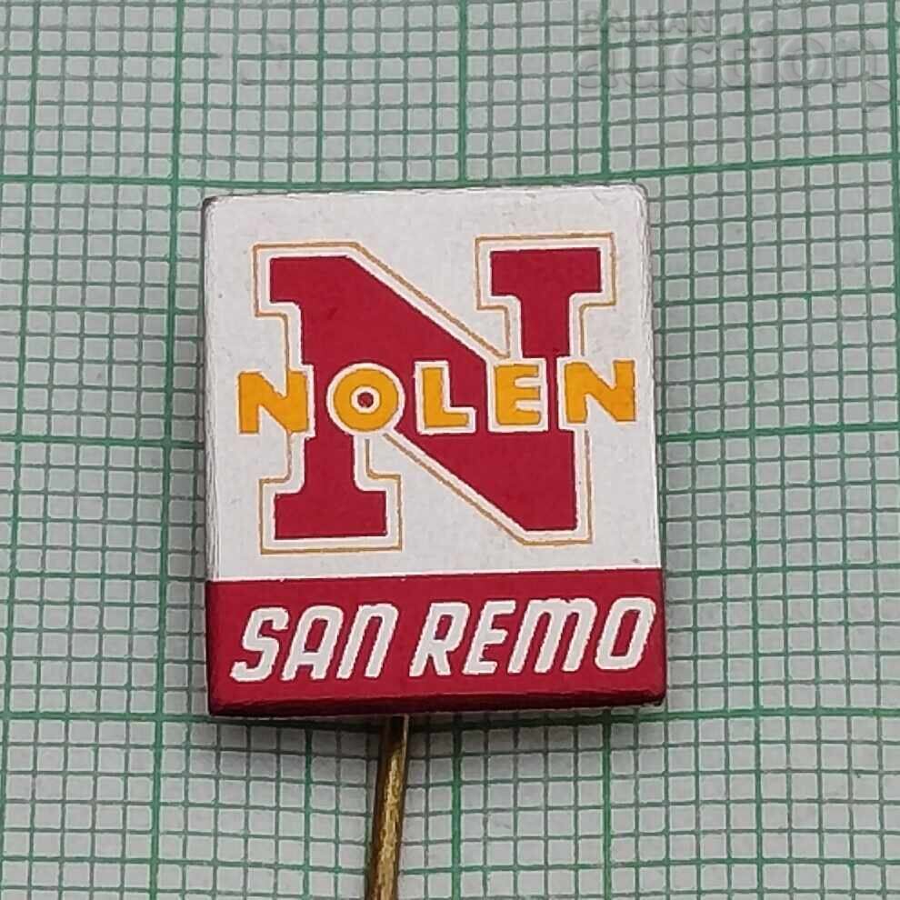 NOLEN SAN REMO GERMANIA INSIGNĂ PUBLICITARĂ