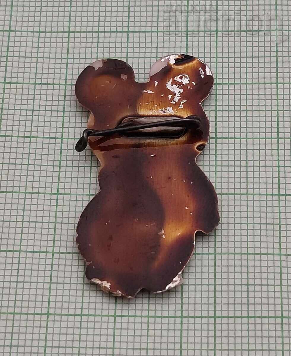 OLIMPIADA MOSCOVA URSUL MIȘA URSS INSIGNĂ cu preț € 2.00 | 3.91 BGN