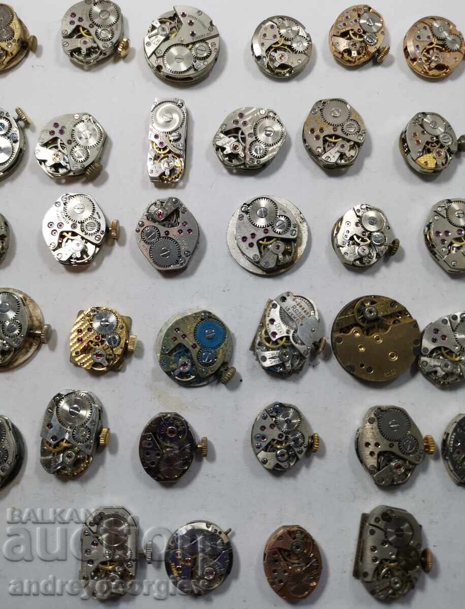 Lot de aproximativ 50 de mecanisme elvețiene pentru ceasuri de damă - 5 Lot de aproximativ 50 de mecanisme elvețiene pentru ceasuri de damă - 5