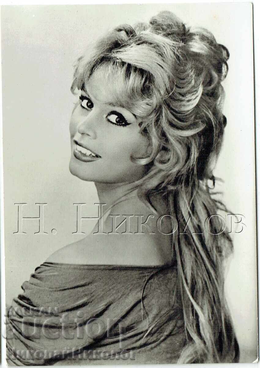 ΠΑΛΙΑ ΚΑΡΤΑ ΚΙΝΗΜΑΤΟΓΡΑΦΟΥ ΗΘΟΠΟΙΟΥ BRIGITTE BARDOT ZH016