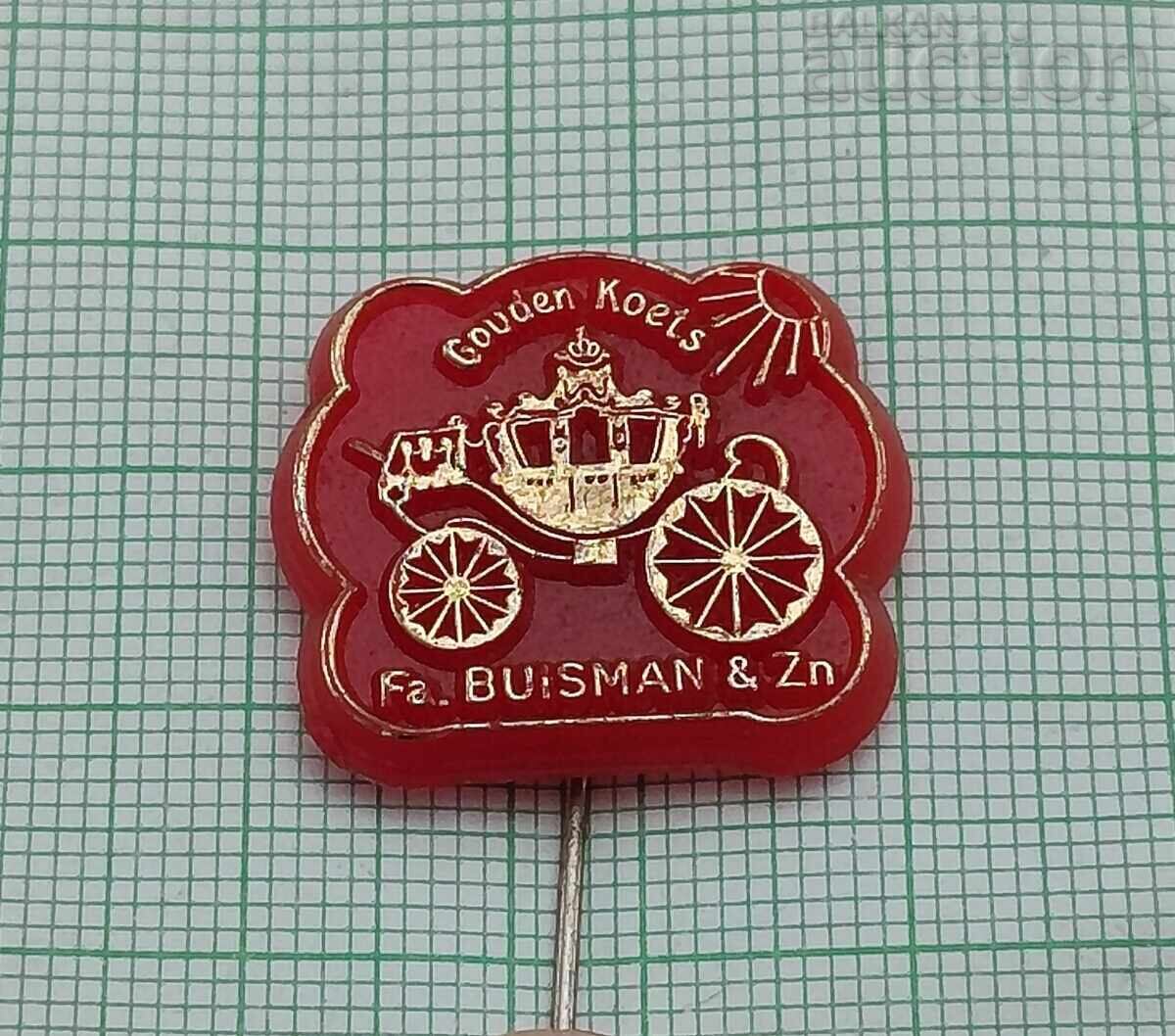 CAFEA CEAI Fa. BUISMAN & Zn. OLANDA INSIGNĂ