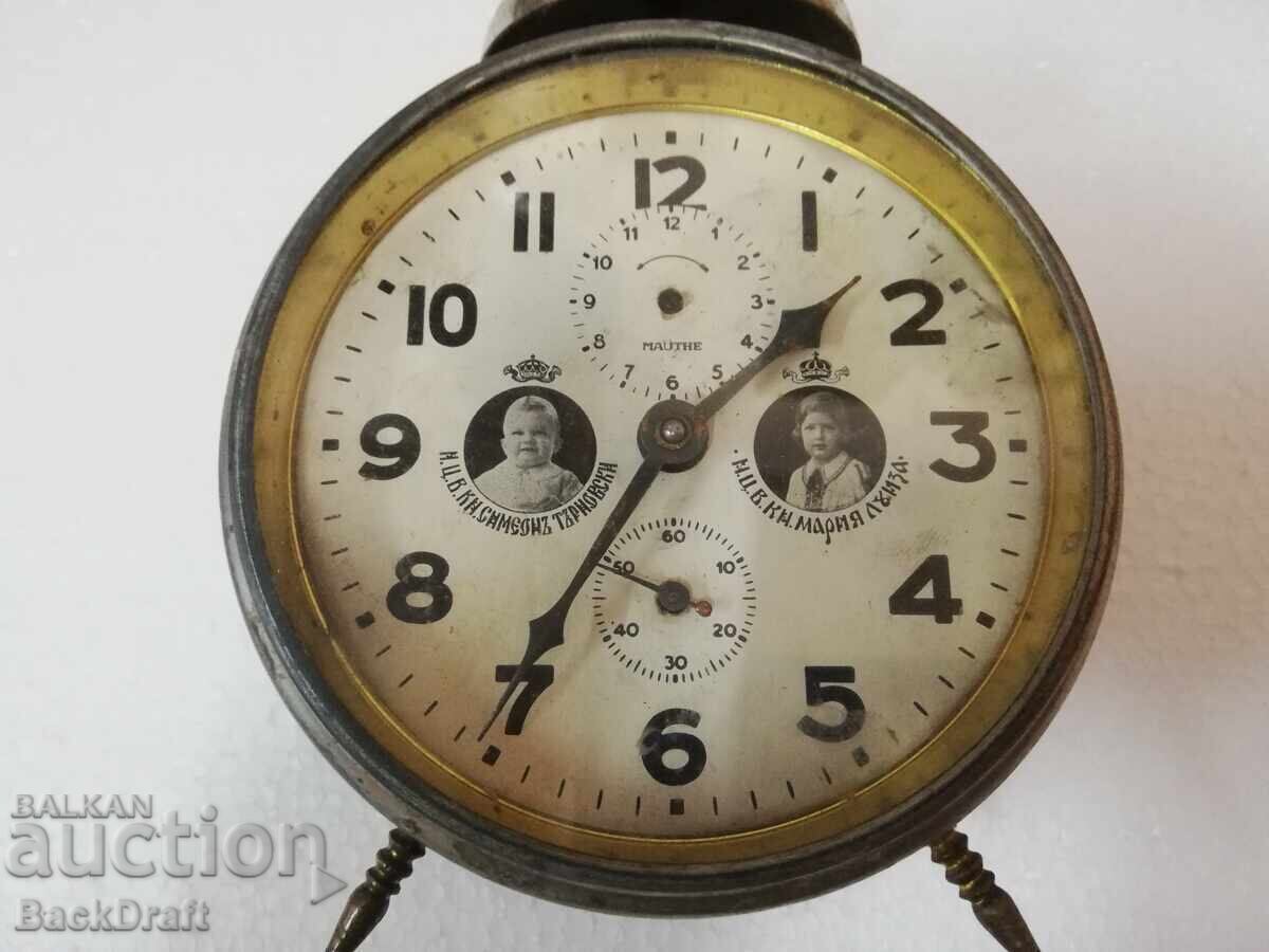 Τσαρικό Ξυπνητήρι Mauthe, Μαουτέ Πρίγκιπας Συμεών και Μαρία Λουίζα Τσαρικό Ξυπνητήρι Mauthe, Μαουτέ Πρίγκιπας Συμεών και Μαρία Λουίζα