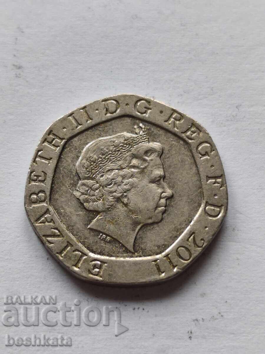 Marea Britanie - 20 pence (2011) Marea Britanie - 20 pence (2011)