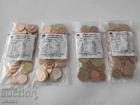 4 τεμάχια Σετ αρχικών νομισμάτων Βουλγαρίας