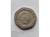 Великобритания - 20 пенса (2009)