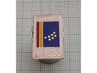 DURHAM 1869 CITY OF MEDICINE PIN BADGE ENAMEL