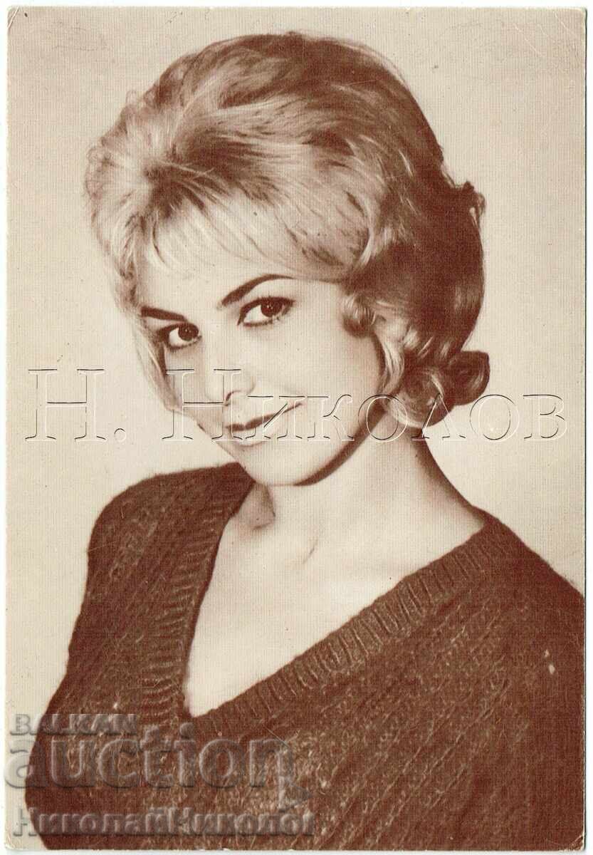 OLD MOVIE CARD ACTRESS GINKA STANCHEVA J028