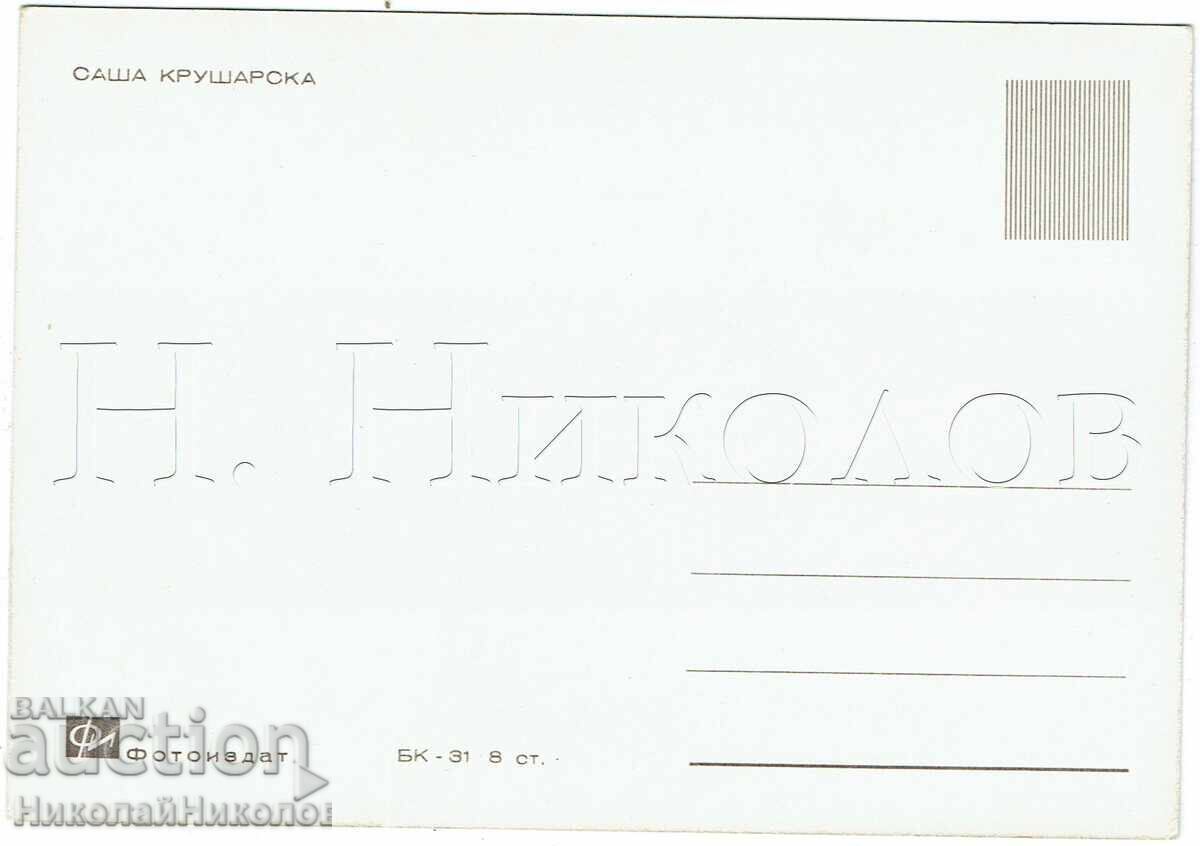 Veche carte poștală film actrița Sașa Crușarska ZH027 cu preț € 3.00 | 5.87 BGN