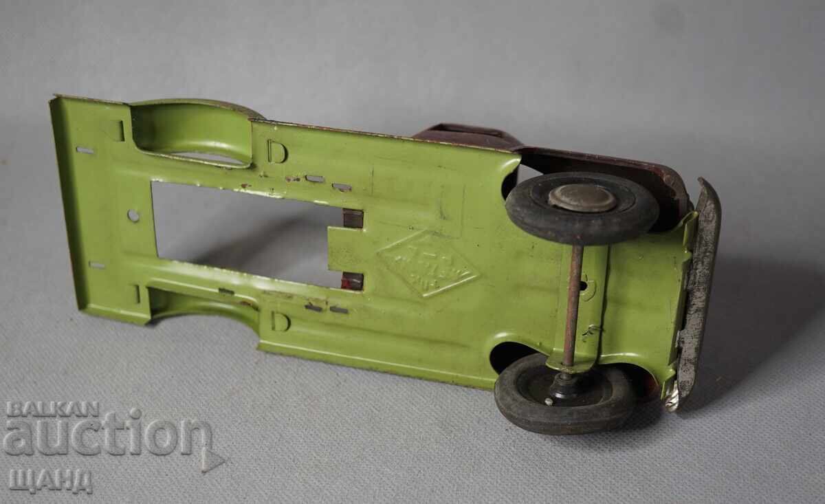 Παλιό Σπάνιο Βουλγάρικο Μεταλλικό Παιχνίδι Μοντέλο Φορτηγού - 5