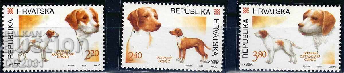Κροατία 1995 - σκύλοι MNH