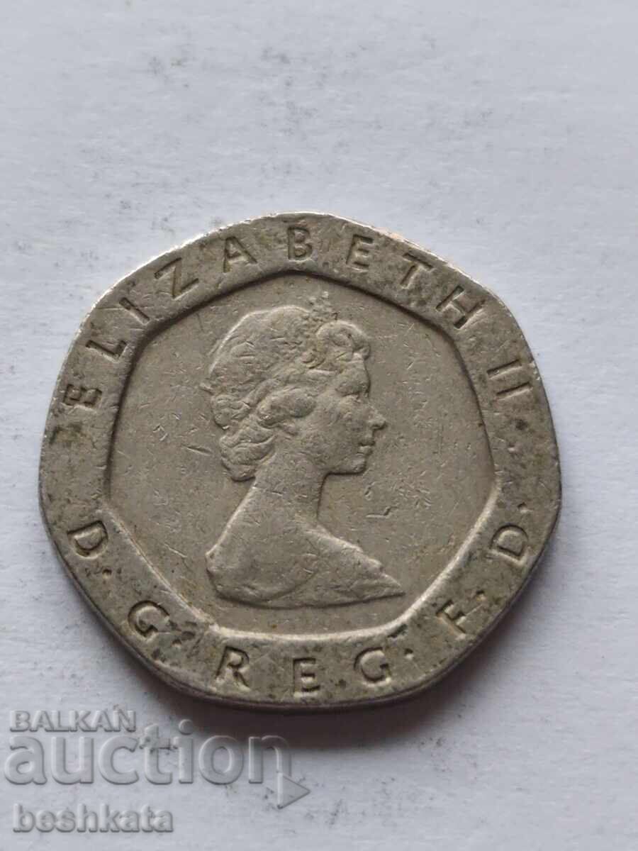 Μεγάλη Βρετανία - 20 πένες (1982) με τιμή € 0.38 | 0.74 BGN