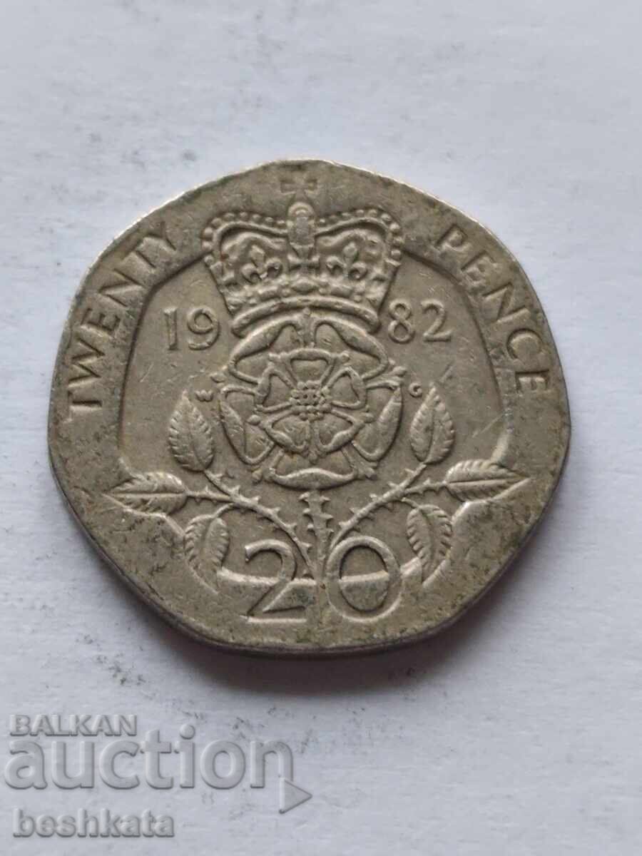 Μεγάλη Βρετανία - 20 πένες (1982)
