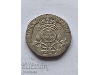 Marea Britanie - 20 pence (1982)