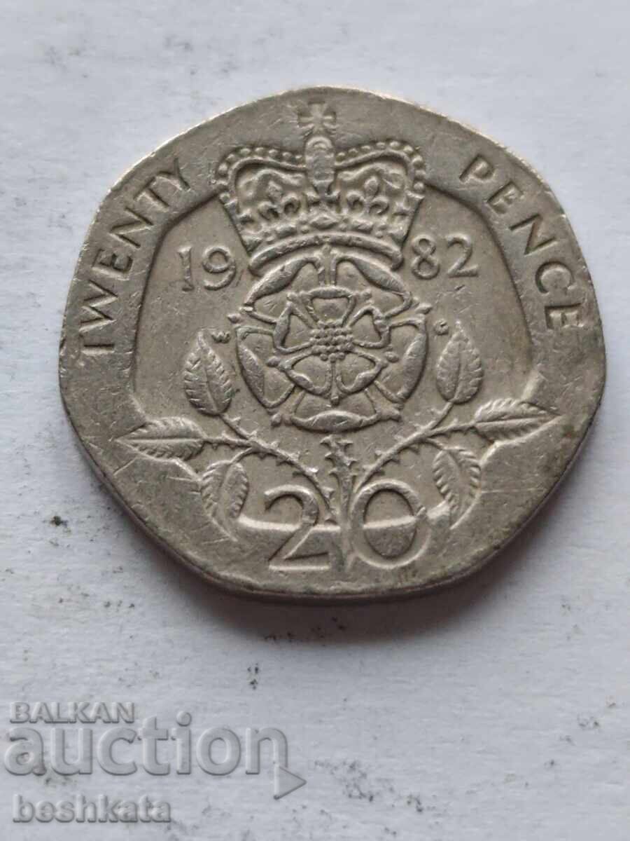 Great Britain - 20 pence (1982)