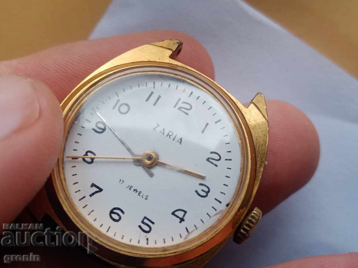 Ceas Zaria 17 kamneĭ, 17 jewels, funcțional, AU 10 - 7