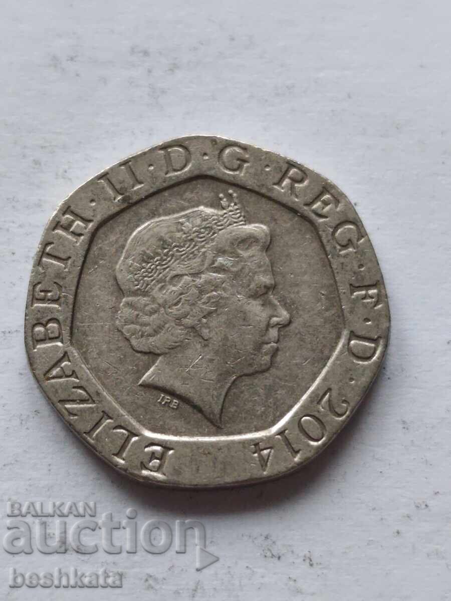 United Kingdom - 20 Pence (2014)