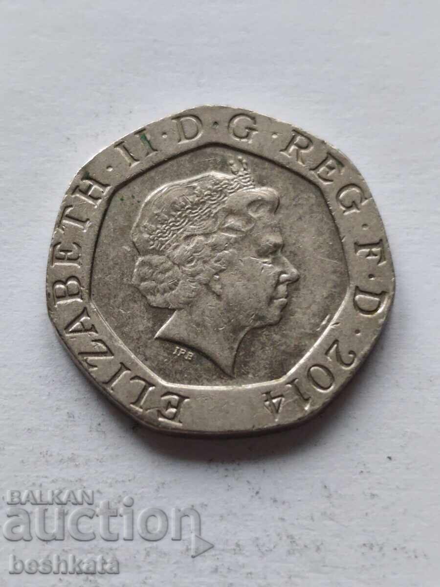 Ηνωμένο Βασίλειο - 20 πένες (2014)