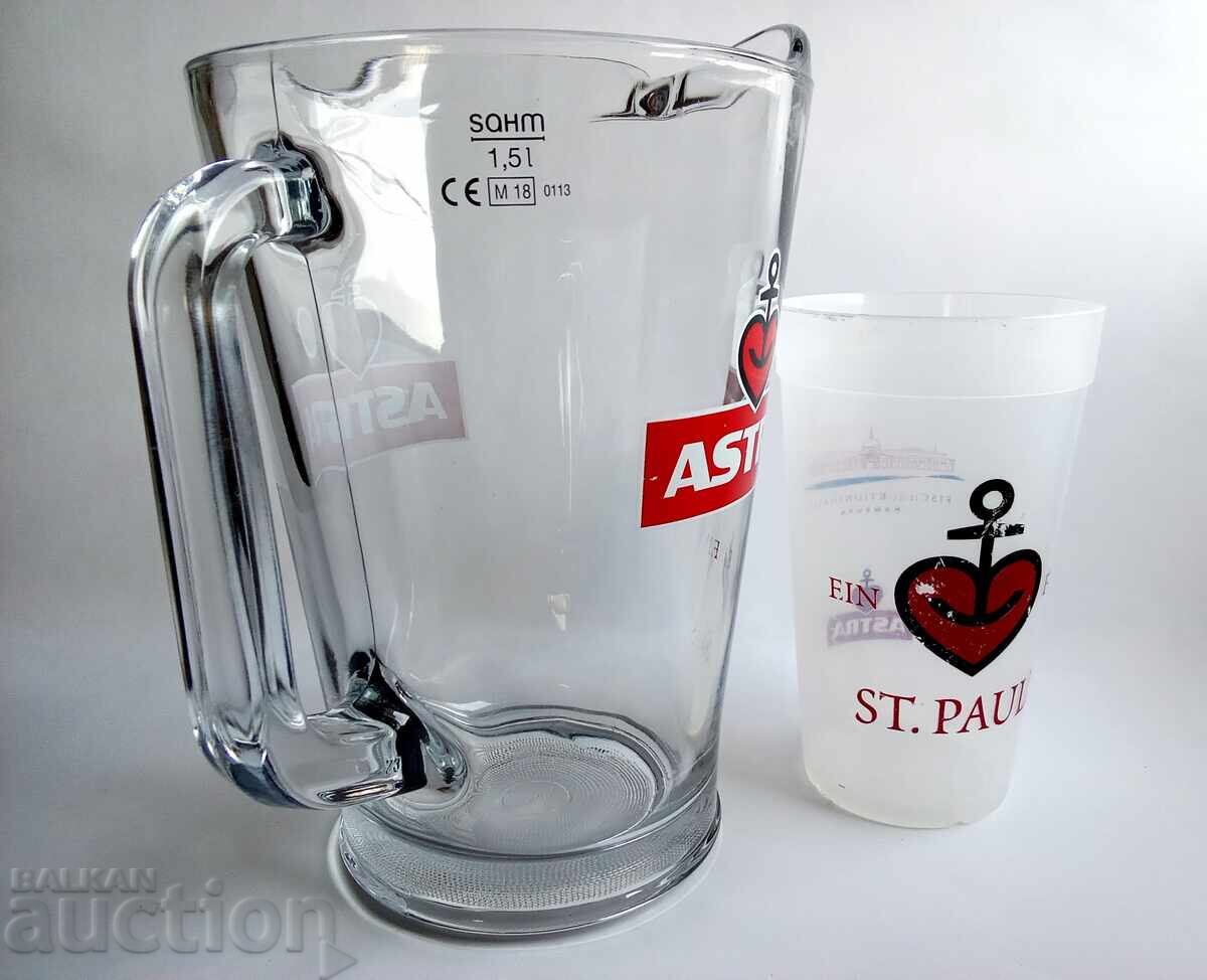 Livrarea Set de colecție, include cană de sticlă și pahar de la ma