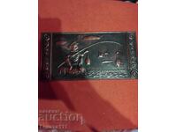 Panou cu tablou din cupru