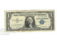 1 Dollar 1957 A USA, Blue Seal /F/ Banknote/Dollar/USA