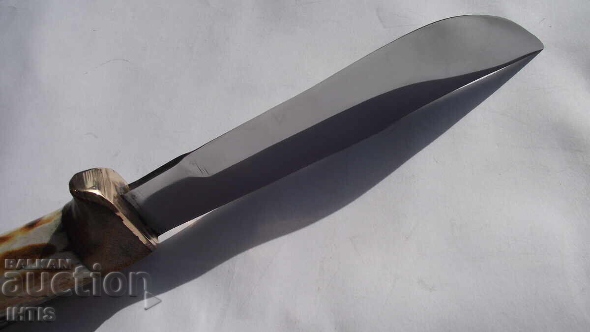 CUȚIT, lamă, caraclac-nou-nouț-oțel4kh-Super-NOU - 6