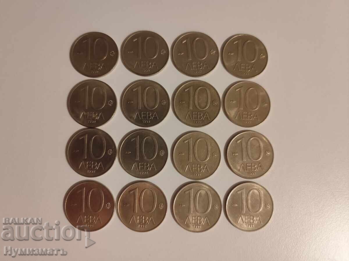 Licitație 10 leva 1992 g. Bulgaria - bucată (la cerere) Licitație 10 leva 1992 g. Bulgaria - bucată (la cerere)