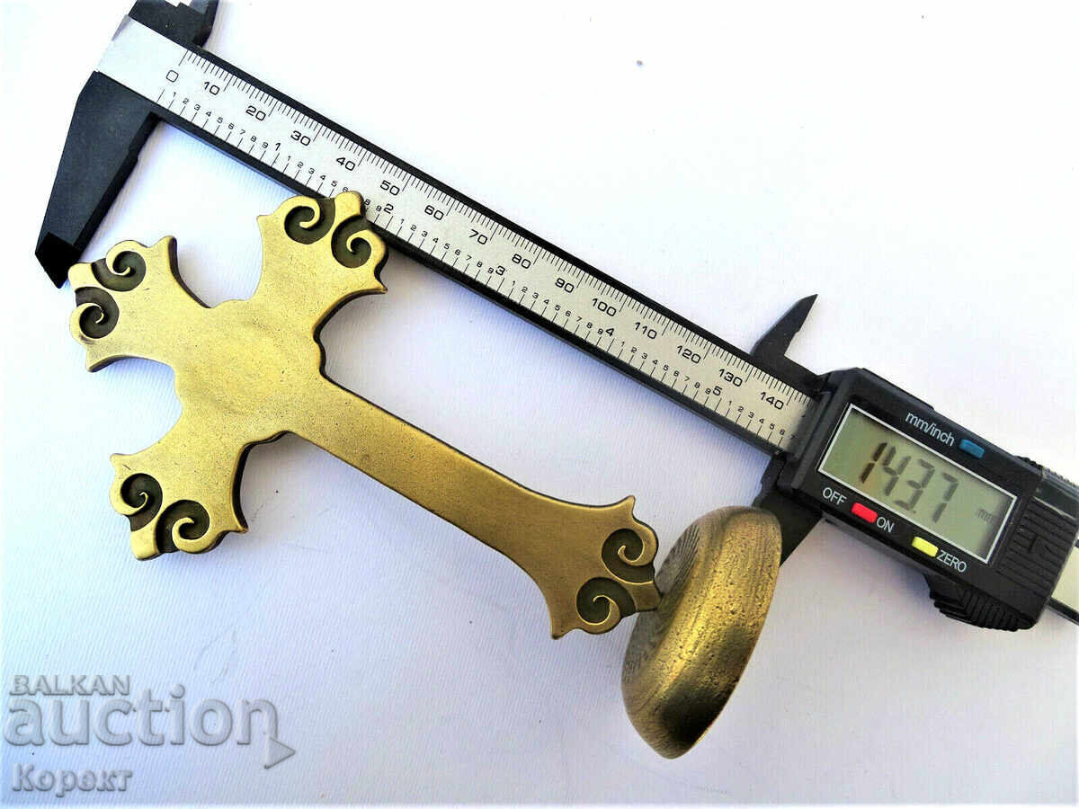 Επιτραπέζιο μπρούτζινο σταυρό - 6