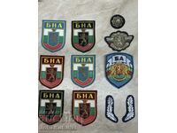 LOT BNA Emblems, BA, Loops—11 pieces