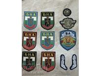 LOT BNA Emblems, BA, Loops—11 pieces