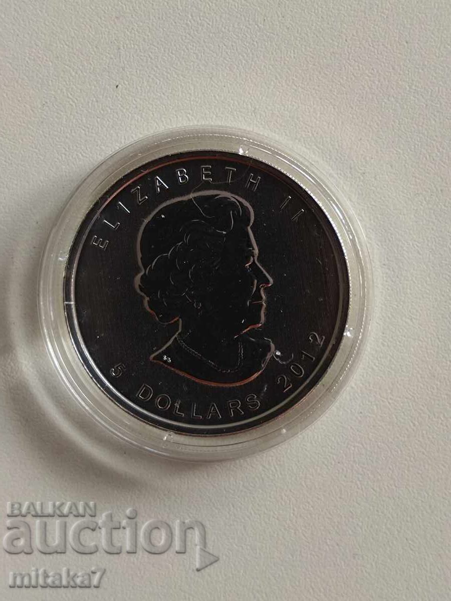 Δημοπρασία Ασημένιο νόμισμα Maple Leaf 9999, 2012