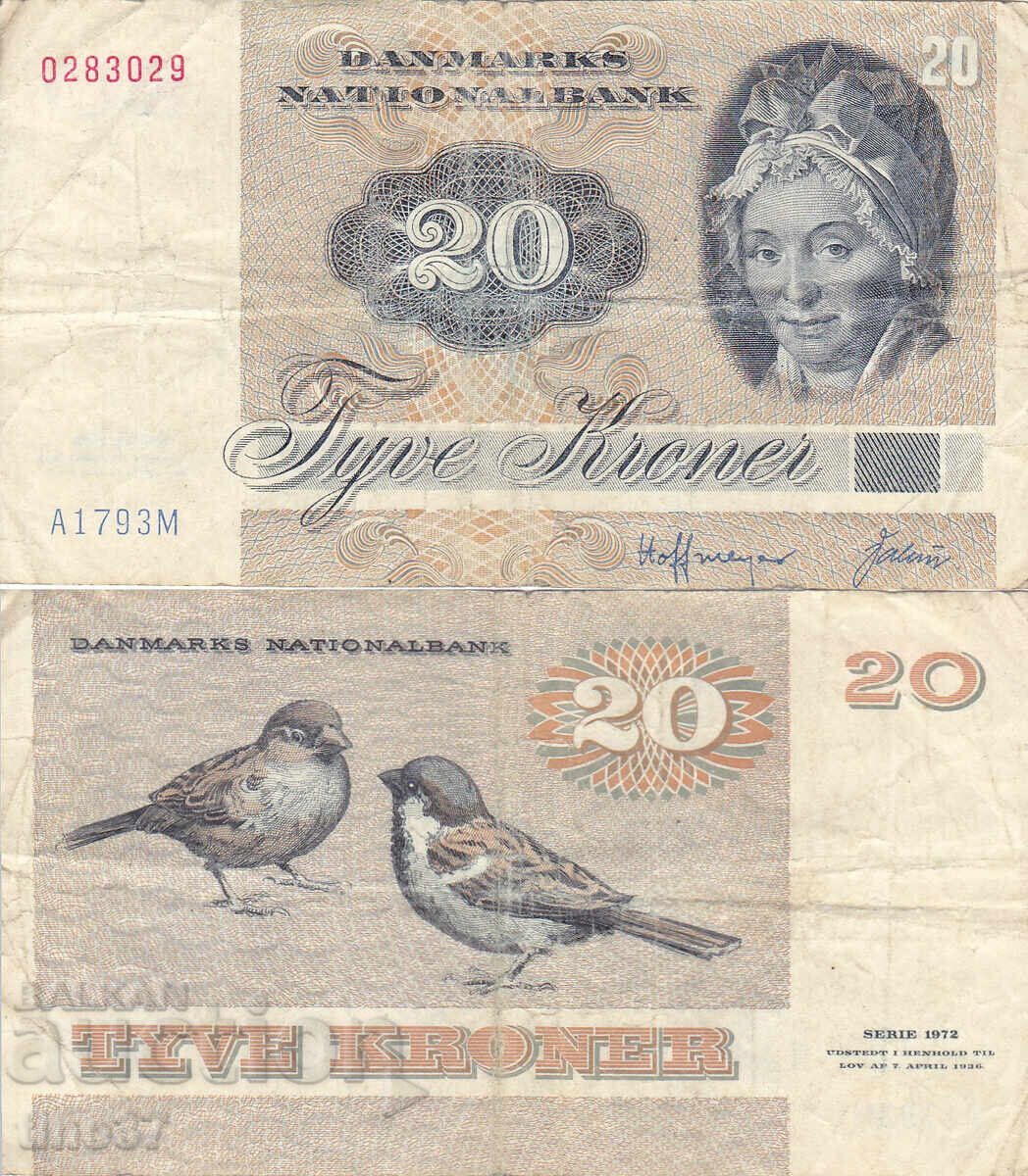 tino37 - DANEMARCA - 20 COROANE - 1972/79g tino37 - DANEMARCA - 20 COROANE - 1972/79g